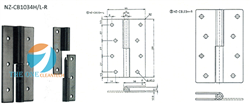 Bản lề NZ-CB1034H/L-R